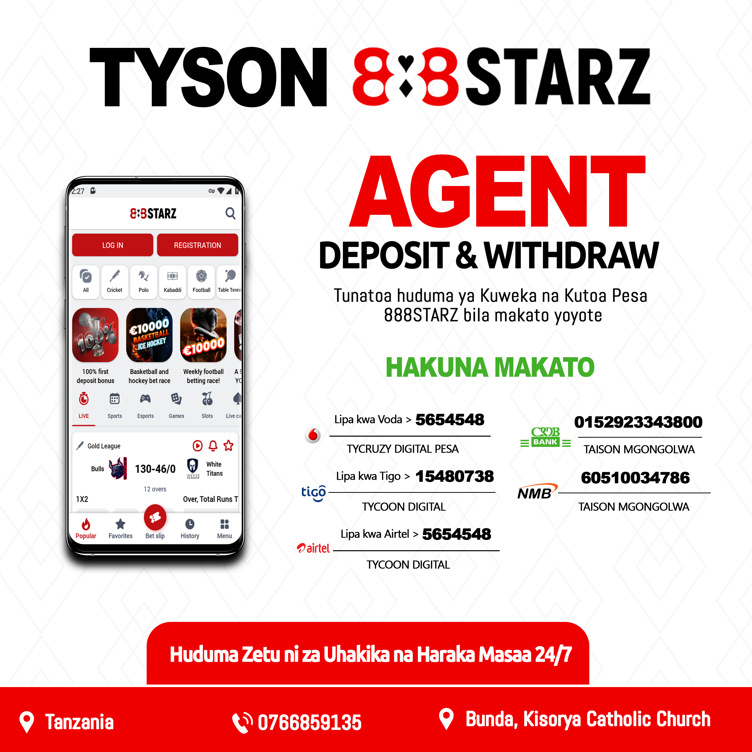 888Starz deposit mockup